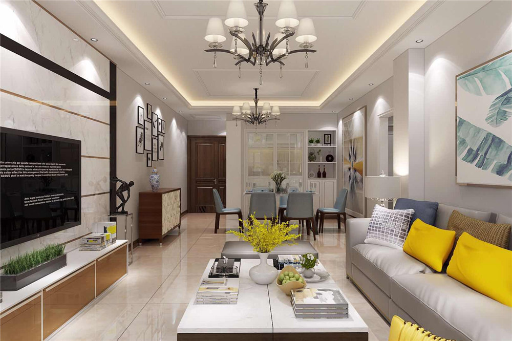 龍湖九里晴川-現(xiàn)代簡約-臥室設計效果圖