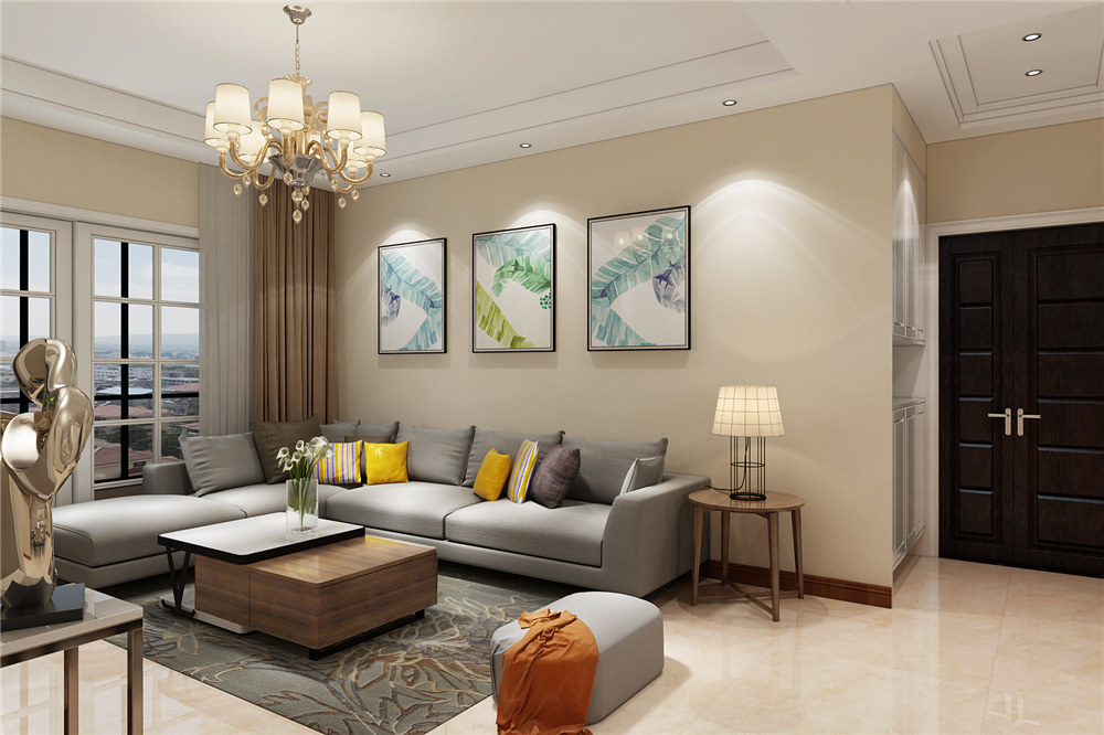 龍湖九里晴川-現(xiàn)代簡約-臥室設(shè)計效果圖