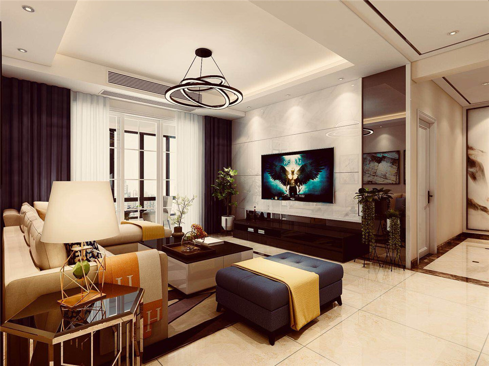 龍湖九里晴川-現(xiàn)代簡約-臥室設計效果圖