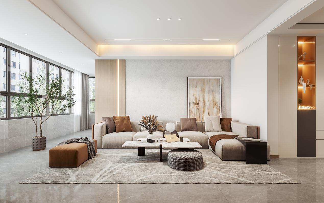 龍湖九里晴川-現(xiàn)代簡約-臥室設計效果圖