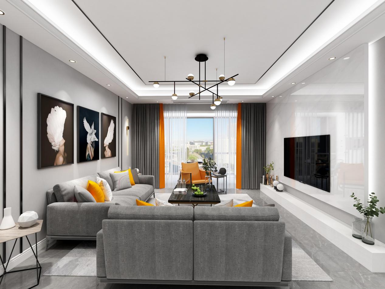 龍湖九里晴川-現(xiàn)代簡約-臥室設(shè)計效果圖