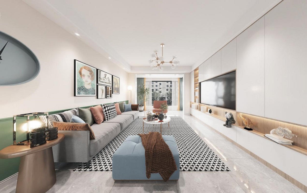 龍湖九里晴川-現(xiàn)代簡(jiǎn)約-臥室設(shè)計(jì)效果圖