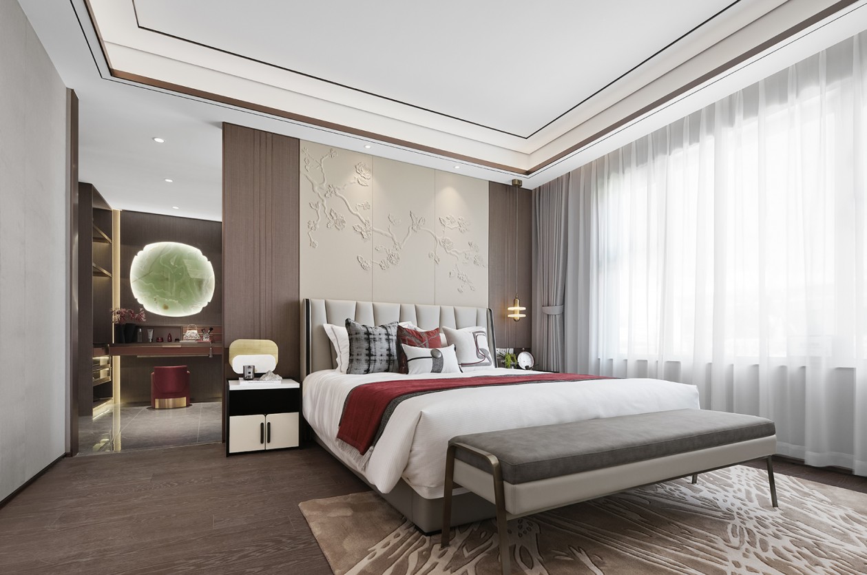 龍湖九里晴川-現(xiàn)代簡約-臥室設(shè)計(jì)效果圖